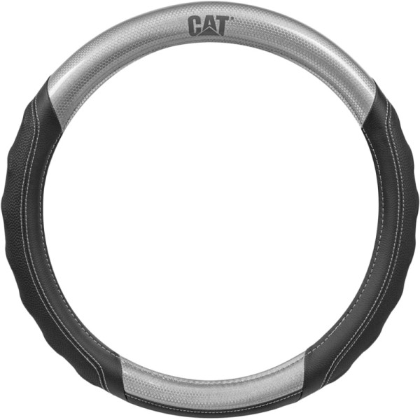 CASW-7812-GR: CATERPILLAR HEX CARBON STEERING WHEEL COVER – GRAY – BDK USA