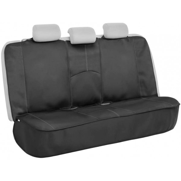 MTSC-268-GR: MOTOR TREND® WATERPROOF REAR SEAT COVER - GRAY STITCH - BDK USA