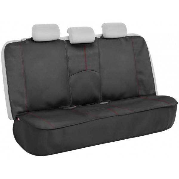 MTSC-268-RD: MOTOR TREND® WATERPROOF REAR SEAT COVER - RED STITCH - BDK USA