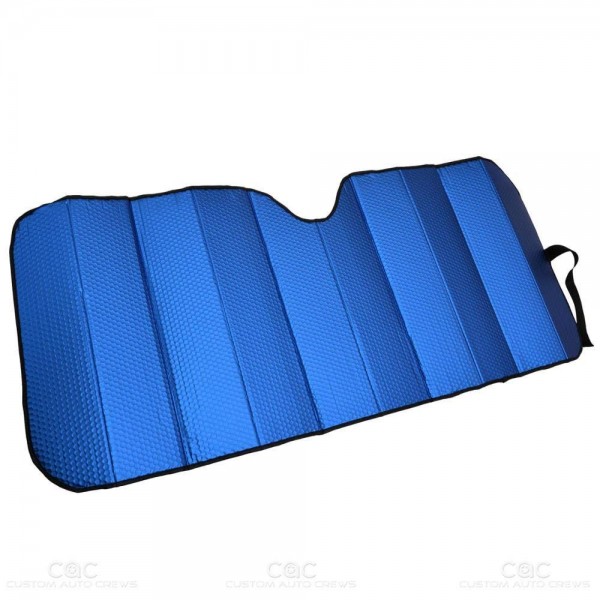 AS-311-BL: MOTOR TREND MATTE STANDARD AUTO SHADE - BLUE - BDK USA