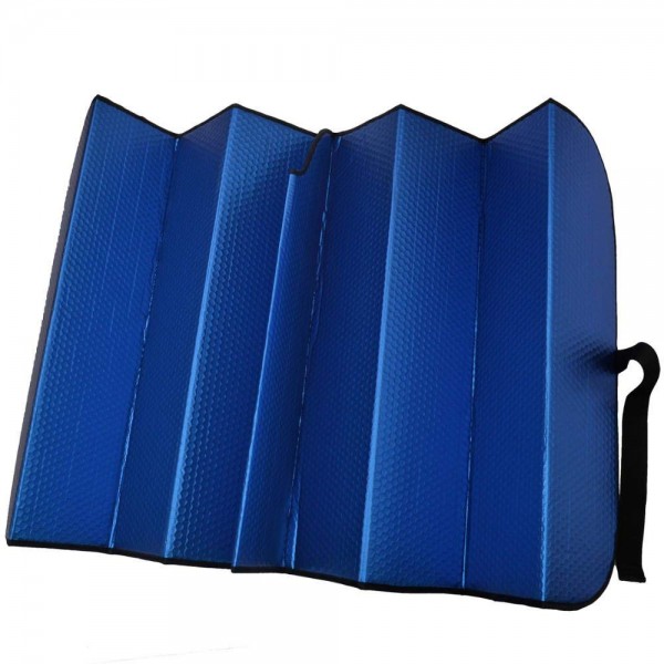 AS-312-BL: MOTOR TREND MATTE JUMBO AUTO SHADE - BLUE - BDK USA