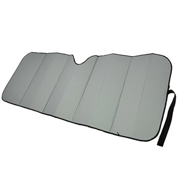 AS-312-GR: MOTOR TREND MATTE JUMBO AUTO SHADE - GRAY - BDK USA