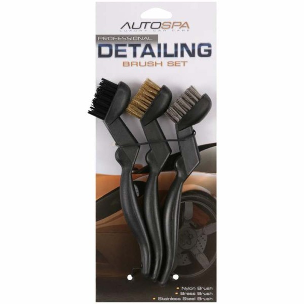 92004: 3 PACK DETAILING BRUSHES - DETAILER'S CHOICE