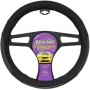 MAJ-240: FUTURO STEERING WHEEL COVER - BLACK/GRAY - MEDIUM - MAJIC PRODUCTS INC