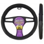 MAJ-257: CONTOUR STEERING WHEEL COVER - MEDIUM - BLACK - MAJIC PRODUCTS INC