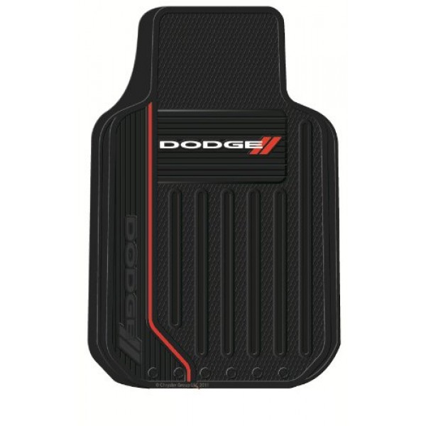 001619R01: DODGE // STRIPES ELITE FLOOR MAT - 1 PAIR - PLASTICOLOR