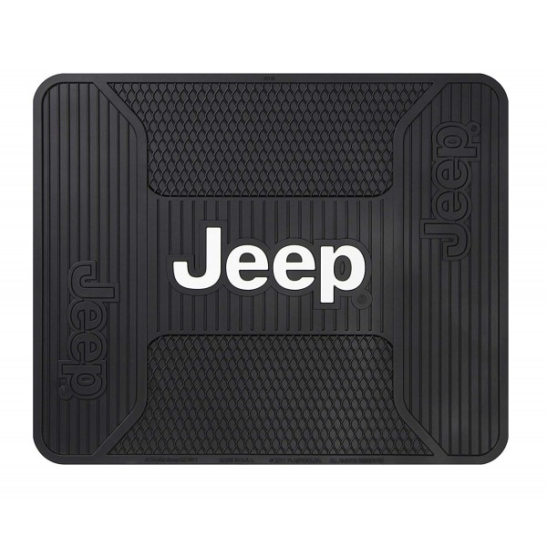 001222R01: JEEP ELITE UTILITY MAT - BLACK - PLASTICOLOR 