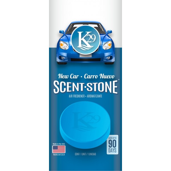 16002: K29 SCENTSTONE AIR FRESHENER - NEW CAR - STERLING TEAL