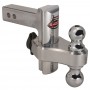 TRZ6AL: 6" RAZOR™ LOCKING ALUMINUM ADJUSTABLE HITCH WITH DUAL TOW BALL- TRIMAX