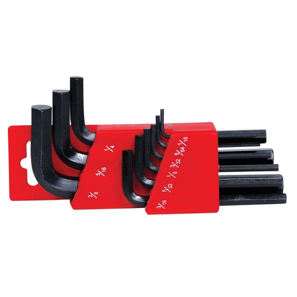 PP1400: 9 PIECE SAE HEX KEY SET - PROJECT PRO TOOL TABLE